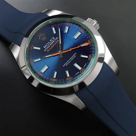 when was rolex milgauss rubber released|rolex milgauss 40mm.